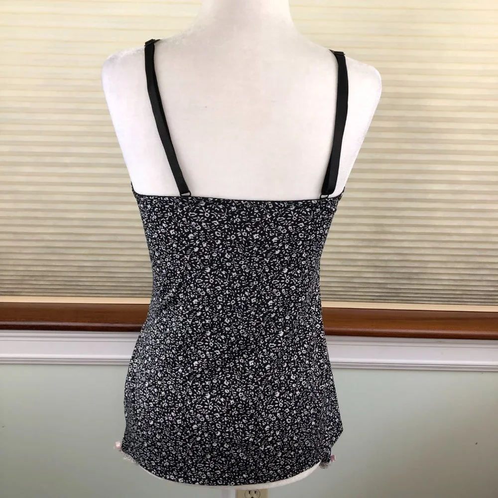 Marilyn Monroe Babydoll Cottagecore Lace Trim Cami & Shorts Floral Sleep Set